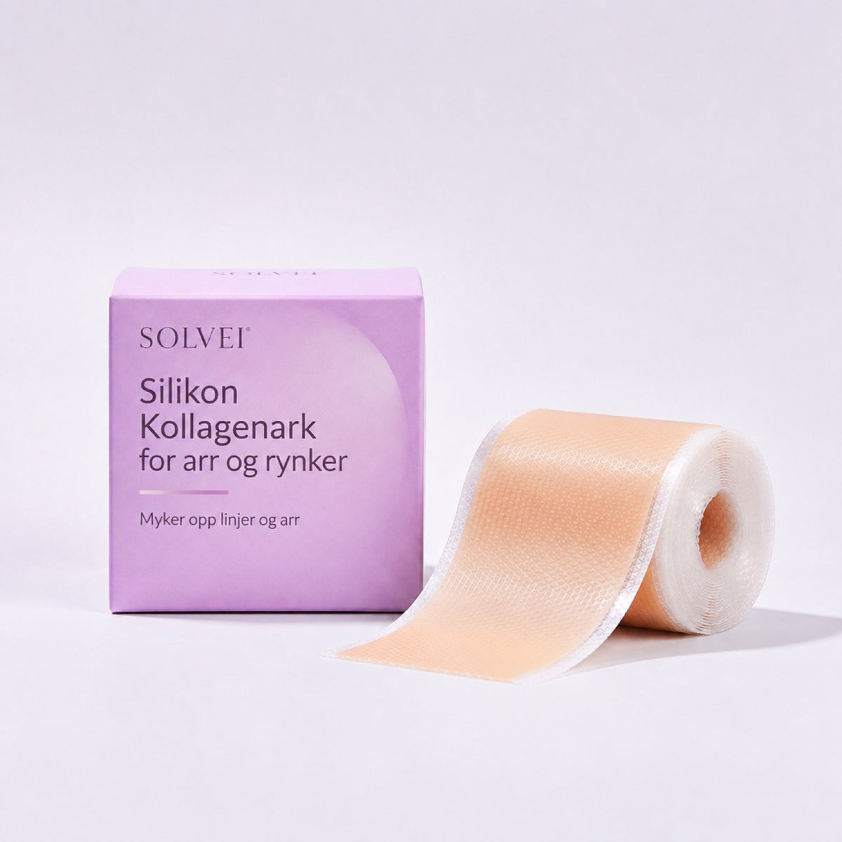 Solvei silikon kollagenark – eske og rull